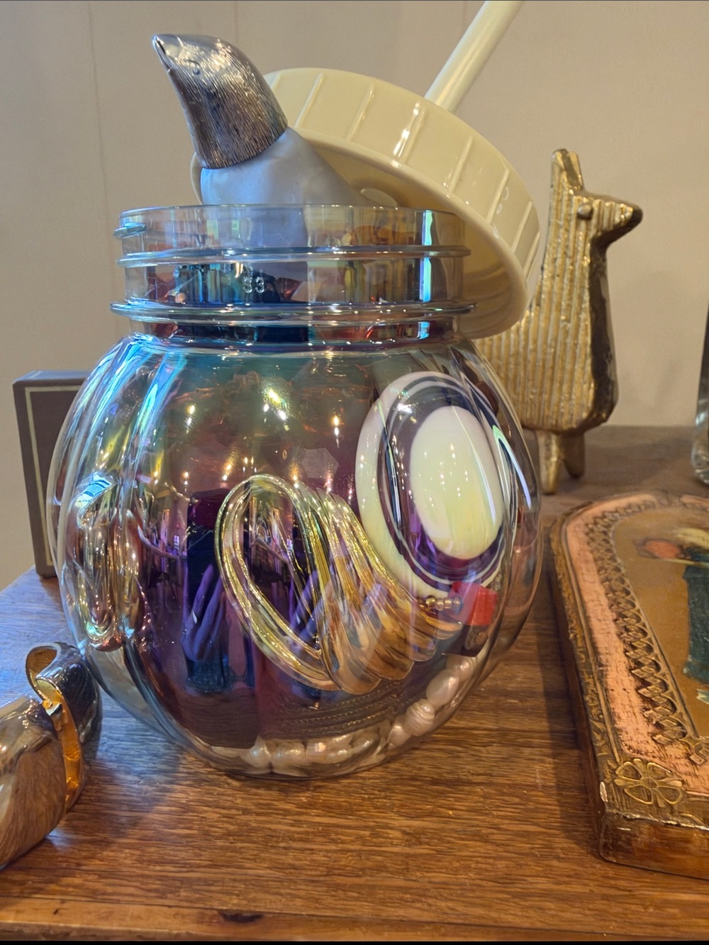 Falling in love like they do in Italy mystery jewelry jar